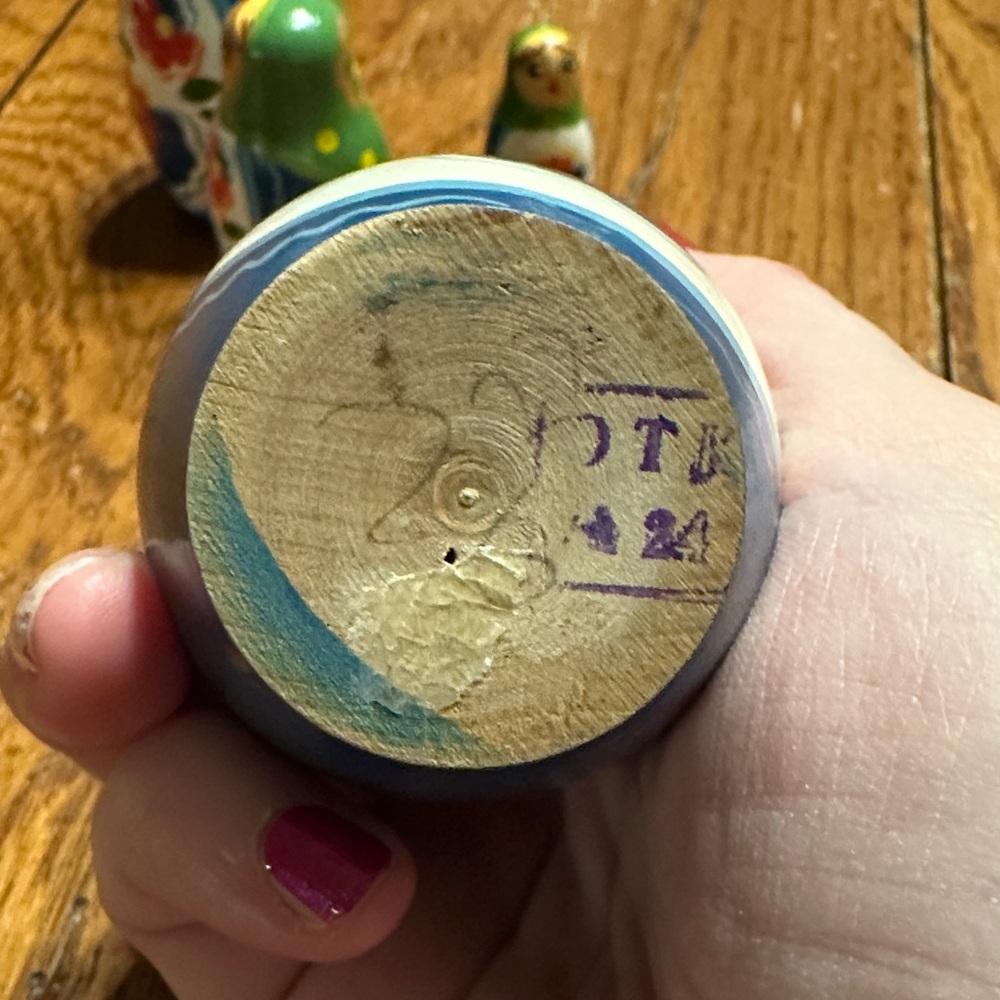 Colorful Russian Nesting Dolls - Picture 5 of 5